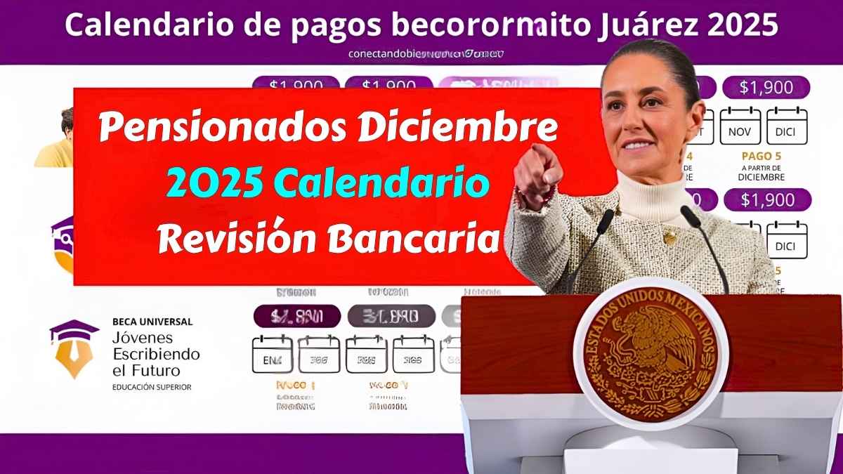 Pensionados Diciembre 2025 Calendario de Pagos y Revisión Bancaria